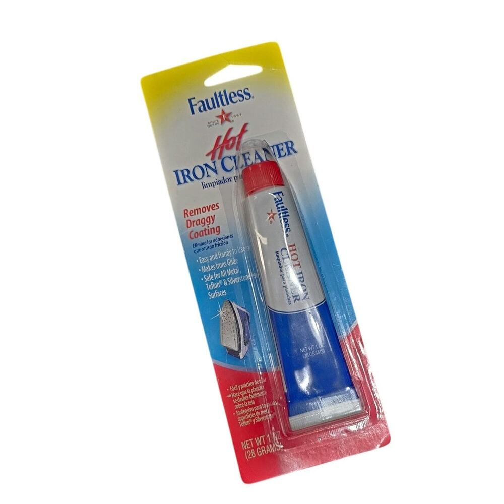 ​Faultless Hot Iron Cleaner 1 oz Tube – New In Package (NIP)